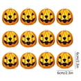 thumbnail image 2 of Miwamany Metallic Pumpkin Ball Ornaments, 12pc Shatterproof Hanging Tree Decor, Gold Electroplated for Halloween Thanksgiving Christmas Party Home, Festive Accent, 2 of 8