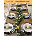 thumbnail image 4 of 15 Inch Round Placemats Set of 4, Black Christmas Snowflakes Non Slip Heat Insulation PP Table Mats, Xmas Winter Textured Washable Place Mats for Kitchen Dining Party Table Decor, 4 of 7