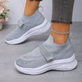 thumbnail image 3 of Xucatan Women's Orthopedic Rhinestone Sneakers Breathable Mesh Fabric Casual Athletic Walking Footwear for Everyday Use with Arch Support Walking Fashion Casual Glitter Bling Shoe Gift, 3 of 8