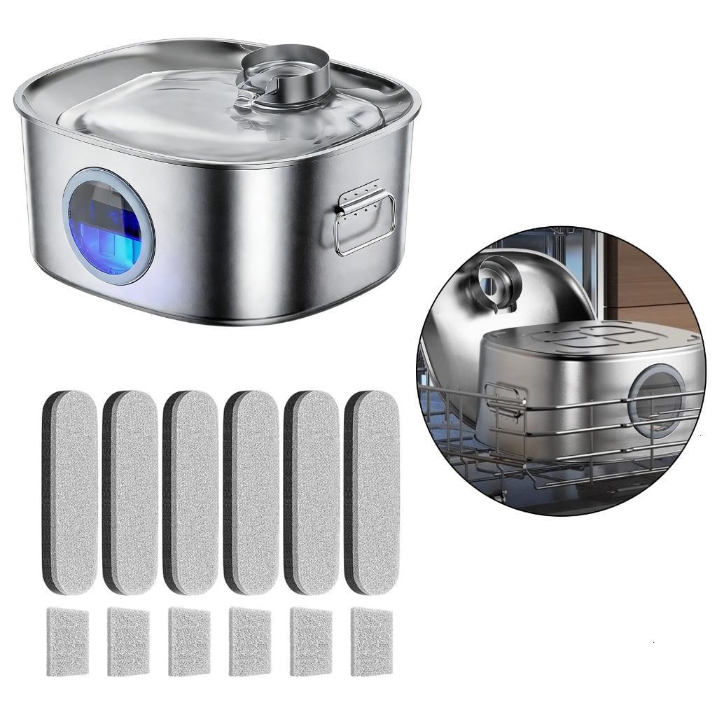 Osdhezcn Automatic Water Fountain For Pet Stainless Steel Circulation System Large Capacity Quiet Water Dispenser Dog Waterer