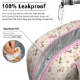 thumbnail image 5 of Lunch Bag Lunch Box for Women Reusable Insulated Lunch Cooler Bags,Large Capacity for Work Travel Picnic,Water-Resistant Pioneer Colorful Floral Lunch Tote Bag Gifts for Woman Mom Pink, 5 of 6