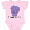 thumbnail image 3 of Inktastic I Love My Tia Elephant Purple Boys or Girls Baby Bodysuit, 3 of 5