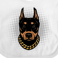 thumbnail image 4 of Inktastic Doberman Dog Boys or Girls Baby Bib, 4 of 4