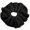 Black, variant on Knit Hair Scrunchies Thick Ruffle Oversized Hair Scrunchy Elegant Hair Rope Scrunchy Women Ponytail Holder