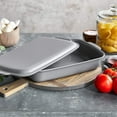 thumbnail image 3 of GreenPan Premiere Ovenware Ceramic Nonstick 13" x 9" Rectangular Baker with Lid, 3 of 11