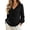 P12-Black, variant on Womens Ruffle Shirts Long Sleeve V Neck Casual Dressy Tops Ladies Business Formal Work Shirt Fall Trendy 2026 XL