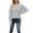 Gray, variant on Vedolay Fall Sweaters Oversized Sweaters for Women Crewneck Long Sleeve Knit Warm Pullover Sweater,Gray XL