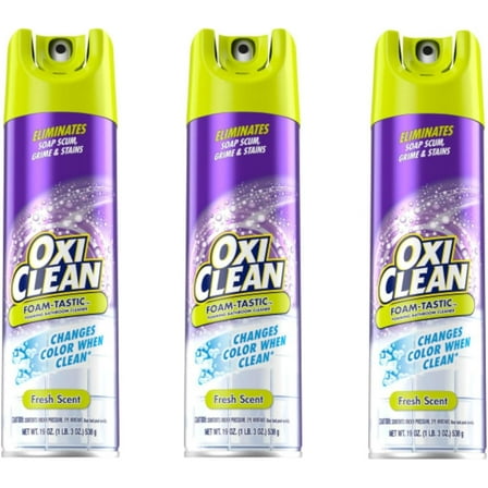 Kaboom 57037-35270 19 Oz Foam-Tastic Bathroom Cleaner With Oxi Clean (3 Pack)
