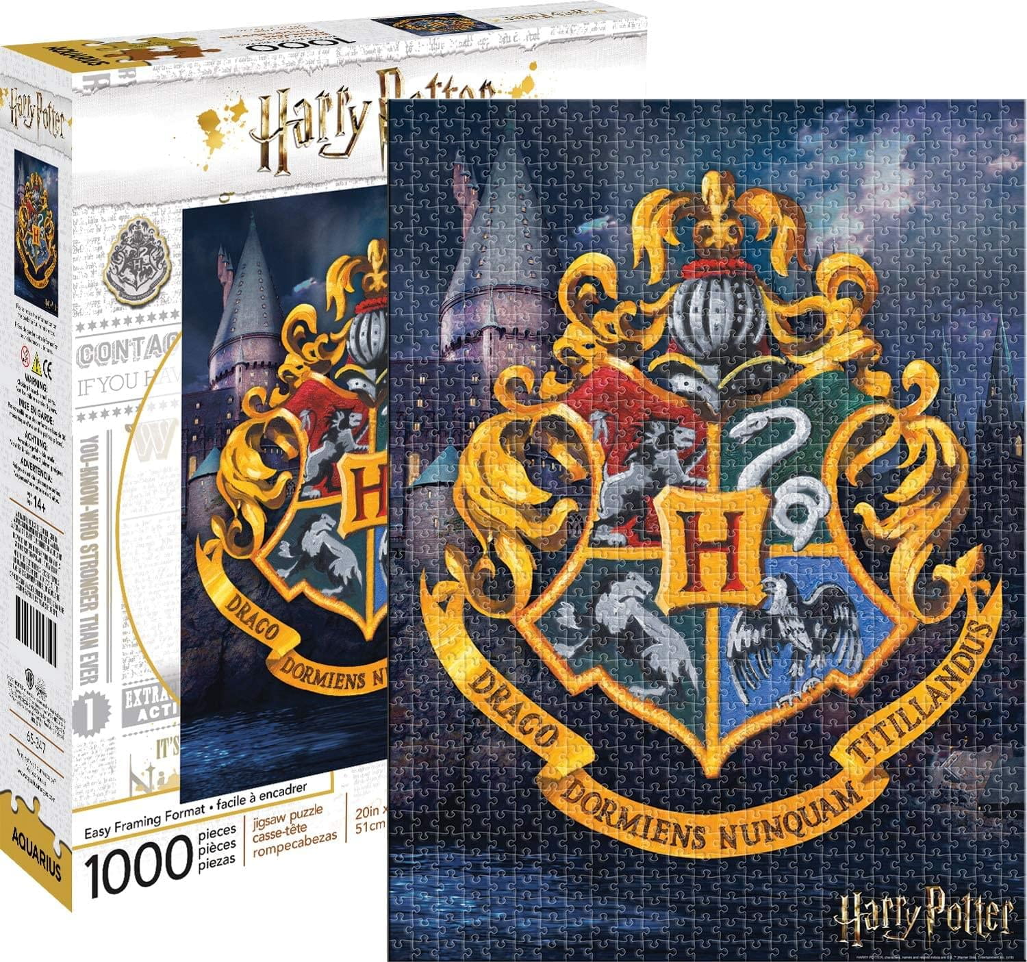 Harry Potter Crests 1000pc Slim Puzzle for sale online 