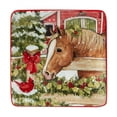 thumbnail image 2 of Certified International  Homestead Christmas 6" Canape/Luncheon/Snack Plates, Set of 4, 2 of 5
