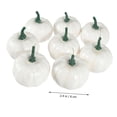 thumbnail image 4 of TABLZONE 15Pcs Creative White Pumpkin Decoration for DIY Painting and Autumn Festival Use, 4 of 7