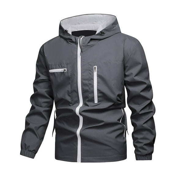 ZACPNCV Fall Men Camping Jacket Man's Oversize Spring Outdoor Coat Male Work Wear Clothes Hoodie Coat