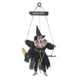 thumbnail image 1 of 1 Uds colgante de Halloween fantasma resplandeciente llamado bruja decoración calavera fantasma truco aterrador Prop (negro) JFHHH pequeña, 1 of 5