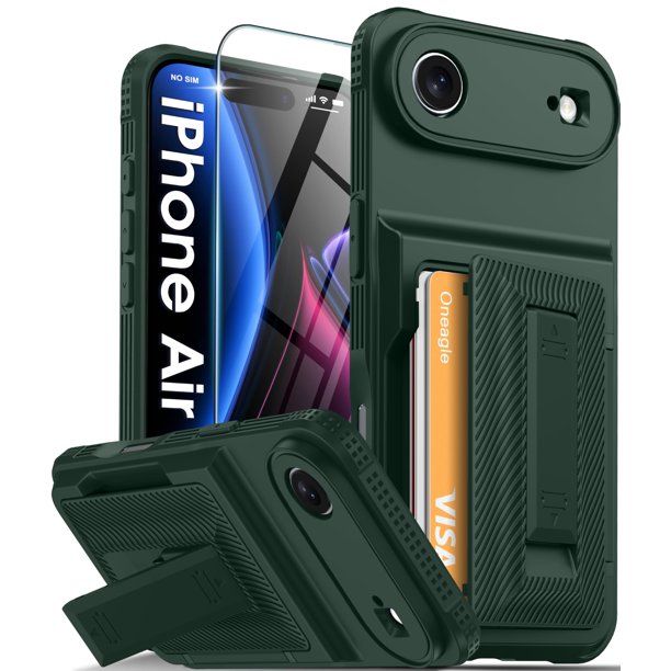 Funda para teléfono Oneagle iPhone 17 Air Wallet RFID Kickstand
