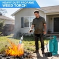 thumbnail image 7 of Propane Torch Weed Burner Kit, High Output with Long/Short Mode, Heavy Duty Blow Torch Flamethrower with 12.5FT Hose, Dual Fuel Support for Weed Burning, Melting Ice and Snow, Roofing and BBQ, 7 of 7