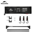 thumbnail image 4 of Picnic Hanging Shelf Ultralight Portable Table Frame Multifunction Detachable Desktop Shelf Travel Bbq Camping Hanger Black, 4 of 6