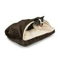 thumbnail image 1 of Snoozer Cozy Cave Rectangle Pet Bed, Medium, Laurel Mocha, Hooded Nesting Dog Bed, 1 of 5