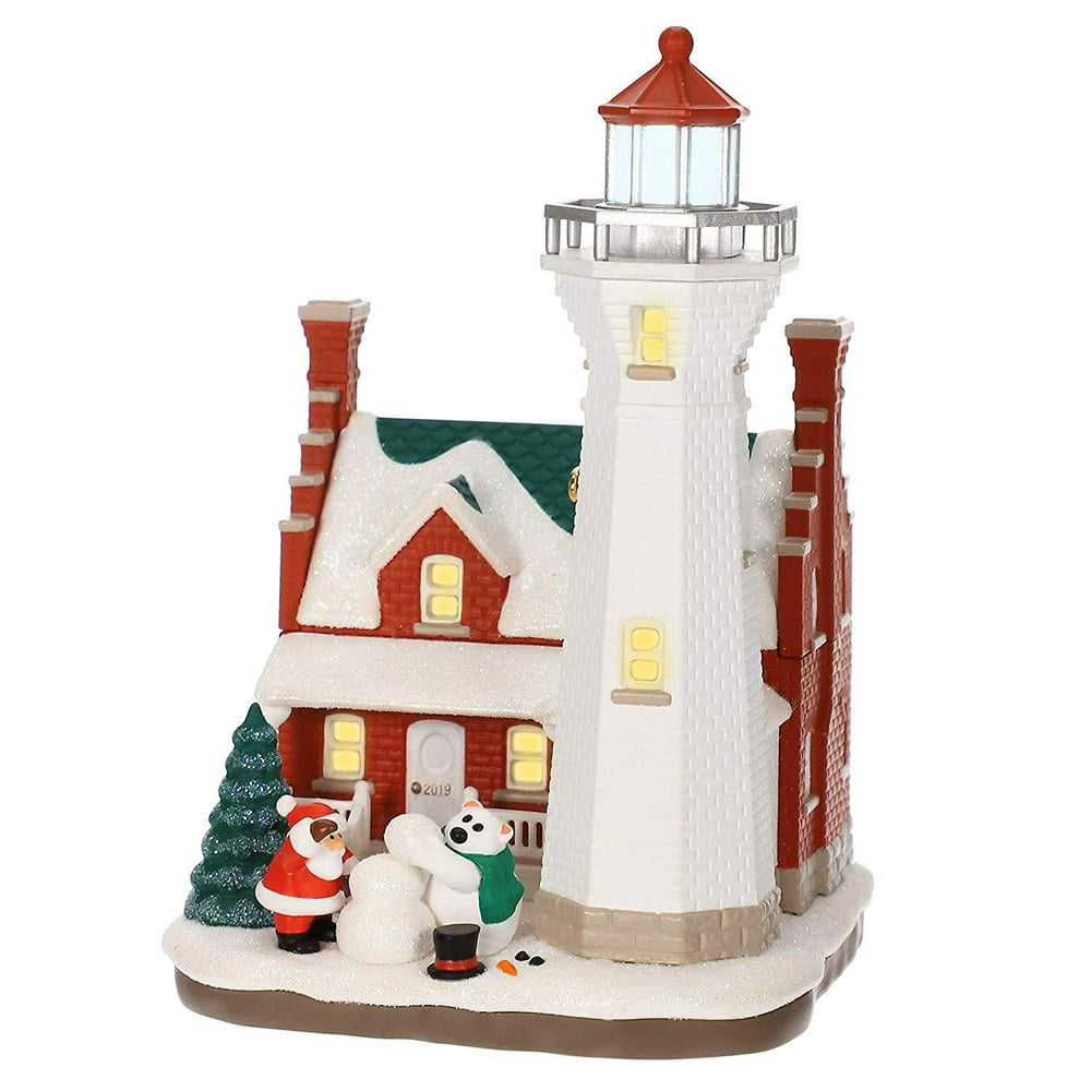 Hallmark Keepsake 2019 Holiday Lighthouse Christmas Ornament New W Box