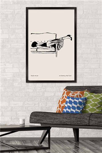 Rough Day No 01 Wall Poster, 22.375" x 34" Framed