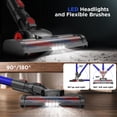 thumbnail image 6 of KANFUAQ Cordless Vacuum Cleaner, 38000PA/450W 50min 2500mah for Home Pet Hair Carpet Wood Floor (Blue), 6 of 11