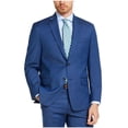thumbnail image 1 of Michael Kors Veste Blazer à Deux Boutons Extensible Airsoft Coupe Moderne pour Hommes, Bleu, 38 Court, 1 of 1