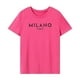thumbnail image 1 of Camiseta para mujer verano casual cuello redondo camiseta para vacaciones viajes de vacaciones SG, 1 of 7