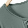 thumbnail image 4 of Women Plus Size Sleeveless Tees Modal Trendy Tank Tops Front Pleated Scooped Neck Camisole Dressy Flowy Vest Going Out Workout Sport Yoga Cami Beach Vest Summer, 4 of 4