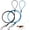 Black+Blue, variant on Chew Proof Dog Leash,6FT Metal Cable Lead,Heavy Duty Leash Made of Coated Wire Rope,Chew Resistant,Great for Large Dogs and Teething Puppies