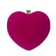 thumbnail image 2 of ZHAOCHENG Bolso de mano en forma de corazón, bolso de maquillaje de moda para dama, bolso de noche, bolso de mano, bolso elegante rosa rojo, 2 of 5
