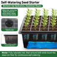 thumbnail image 3 of Kit de inicio de semillas DazSpirit de 60 celdas con luz de cultivo y manta térmica, 3 of 8