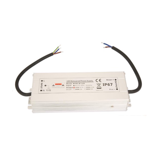Fuente de alimentación LED V, Fuente de alimentación LED de 200 W Transformador LED V Fuente de alimentación LED impermeable Diseño preparado para el futuro VoborMX herramienta