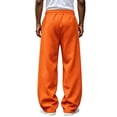 thumbnail image 6 of Mens Sweatpants with Pockets Loose Casual Barrel Sweat Pants,Drawstring Elastic Waist Curved Seam Wide Leg Athletic Pants for Running, 6 of 6