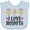 AE-Light Blue, variant on Inktastic I Love Robots Cute Robotics Girls Baby Bib