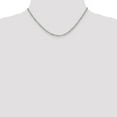 thumbnail image 2 of Chaîne Collier Pendentif Figaro en Or Blanc 14k 16 Pouces 2.5mm, 2 of 9