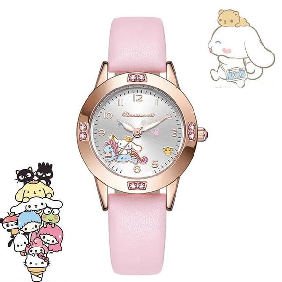 Sanrio Hello Kitty Montre Kuromi Cinnamoroll Kawaii Quartz Décontractée Mode My Melody Montre-Bracelet Femmes Fille Enfants Cadeaux d'Anniversaire tgj