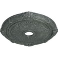thumbnail image 3 of Ekena Millwork 27 1/2"OD x 3 7/8"ID x 2 1/4"P Heaton Ceiling Medallion (Fits Canopies up to 6 1/2"), Hand-Painted Athenian Green Crackle, 3 of 6