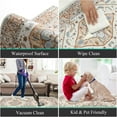 thumbnail image 4 of Boho Kitchen Rugs Sets of 3 Farmhouse Kitchen Runner Rugs and Mats Non Skid Washable Kitchen Mats for Floor Cushioned Waterproof Kitchen Floor Mat Laundry Room Area Rug Runner Carpet, 4 of 6