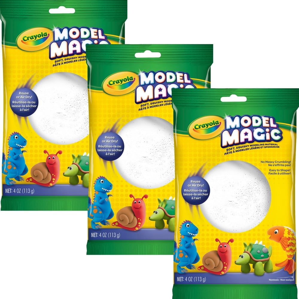 Crayola Model Magic 4ozWhite, Multipack Of 3