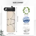 thumbnail image 4 of Yiaed Spiders On The Web 1 Print Water Bottle with Straw Lid, Stainless Steel Double Wall Insulated Water Bottle | Leak-Proof and Spill-Proof Water Bottle, 4 of 8