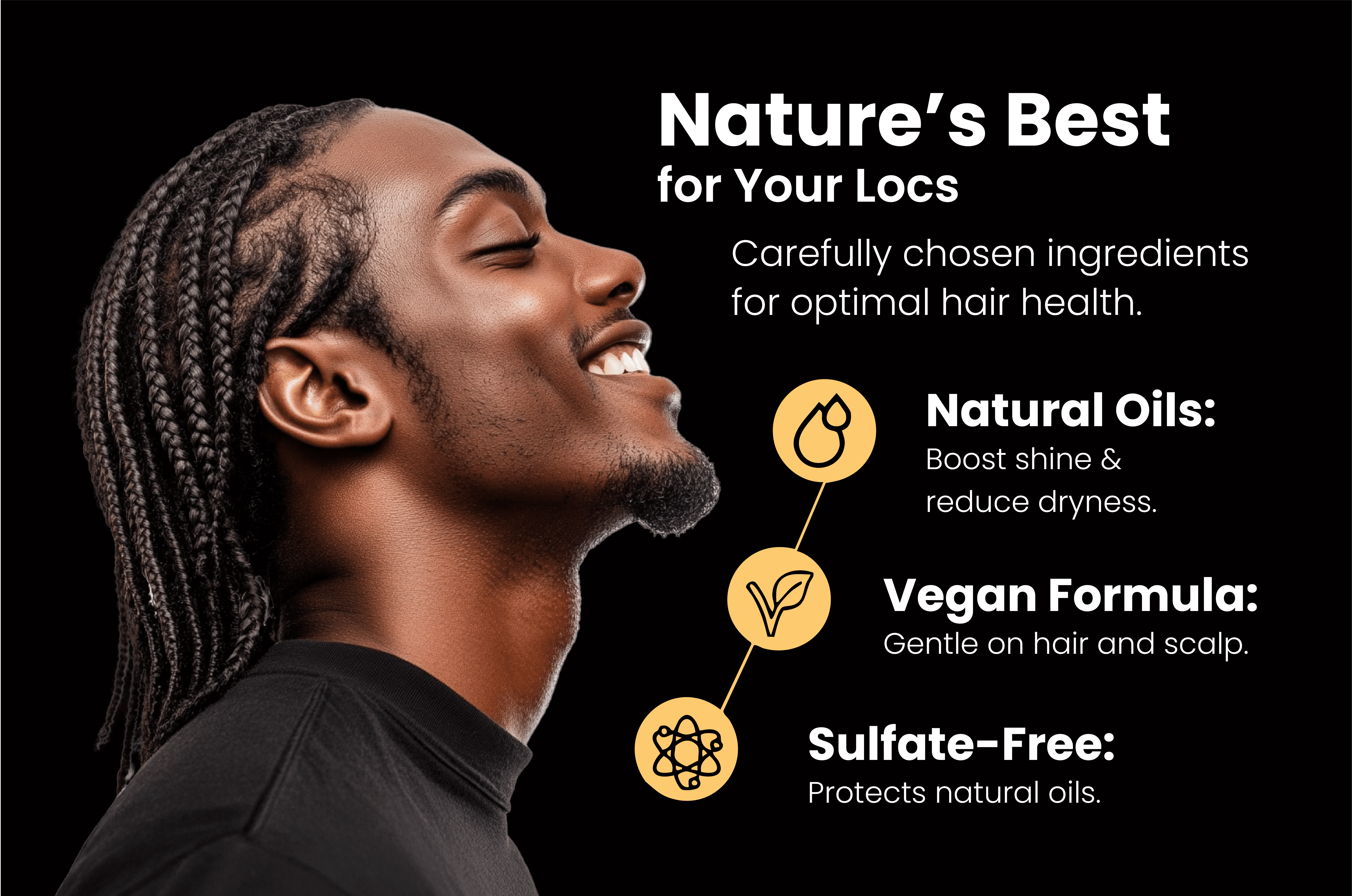 LOC'D 4 LYFE Vegan Stimulating Scalp Conditioner with Peppermint, 8 oz