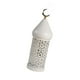 thumbnail image 1 of Linterna de hierro con diseño artístico, lámpara de Ramadán, lámpara de mesa decorativa de Ramadán, luz nocturna hueca Medio, 1 of 9