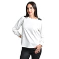 thumbnail image 2 of Blusa Con Detalle de Flor Roman Fashion Juvenil 5106 Blanco, 2 of 5
