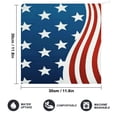 thumbnail image 2 of American Flag Blue Red White Towels for Bathroom, Kitchen, Gym, Towels, Soft, Highly Absorbent, Hanging Towel with Hanging Eyelet, 2 of 8