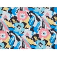 thumbnail image 2 of Zelouf Print On Dty  , Sewing, DIY, Crafts Fabric by the Yard, 480Turq/ltcoral, 20 Yard, 2 of 2