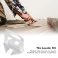 thumbnail image 2 of 300-Piece Tile Leveling System Kit with 2.0mm Transparent Base for Wall and Floor Installation, Durable and Efficient, 2 of 5