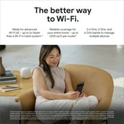 Nest Wifi Pro - Wi-Fi 6E - Reliable Home WiFi System with Fast Speed and Whole Home Coverage - Mesh Wi-Fi Router - Snow 3-pack