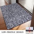 thumbnail image 3 of Blue and White Abstract Pattern Door Rugs,Washable Non Slip Door Mats Indoor,Decorative Door Mats,Entry Mat Indoor for Entrance,Bedroom,Kitchen,Bathroom,20"x32", 3 of 6
