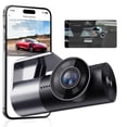 thumbnail image 1 of Camara para Carro, Dash camara para auto, camara dashcam coche, ultra claro 1296P Cámara Carro Delantera Trasera Interior , Instalación inalámbrica, control de aplicaciones, bloqueo contra accidentes, 1 of 5