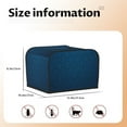 thumbnail image 5 of Fotbe Dark Blue for Four Slice Toaster Cover, Fingerprint Protector, Super Soft Appliance Cover And Dust Cover,Bread Dust Cover & Fingerprint Protection, 5 of 7