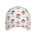 thumbnail image 2 of Uemuo Different Mushrooms Pattern Baseball Cap Golf Dad Hat Adjustable Original Classic Low Profile Cotton Hat Unconstructed Plain Cap Men Women, 2 of 9